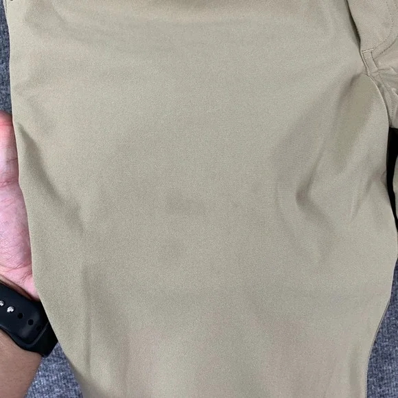 Lululemon Chino Pants Men 34x33 Beige Trousers Performance Modern